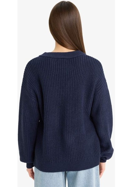 Kadın Kazak Z7135AZ/NV207 Navy indirimleri