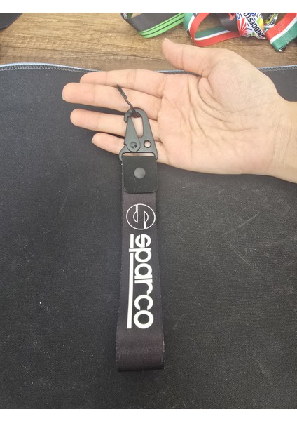 Sparco Siyah Kaliteli Oto Anahtarlık