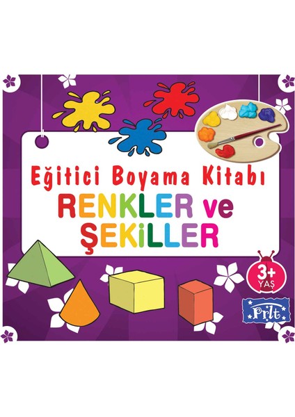 Eğitici Boyama Kitabı - Renkler ve Şekiller