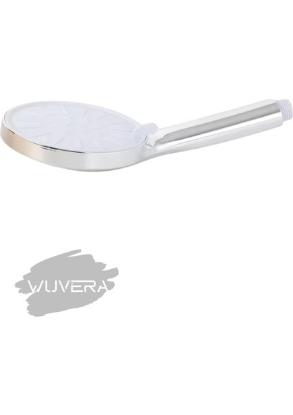 Fonksiyonlu Güneş Banyo Duş Başlığı ve Fiskiyesi, Ekru Renk Seçeneği