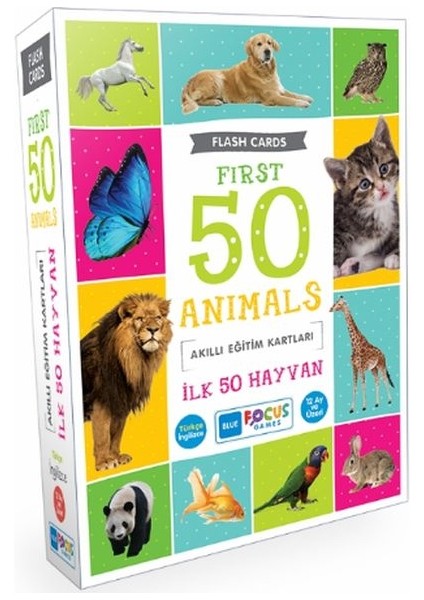 Ilk 50 Hayvan - Akıllı Eğitim Kartları