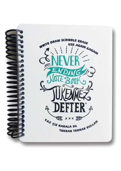 Tükenmez Not Defteri 3 - 13X16 cm