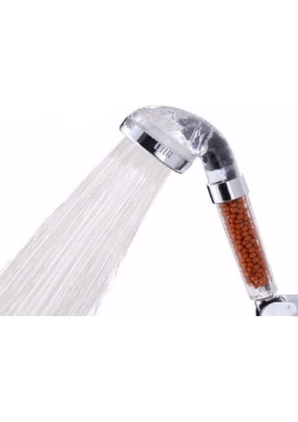 4'lü Boncuklu Su Arıtmalı Tasarruflu Duş Başlığı Seti