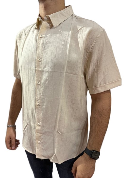 Lastman Ayrobin Spor Gömlek Krem