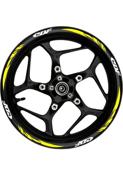 Cbf Beyaz Yazılı Sarı Pençe Şeritli