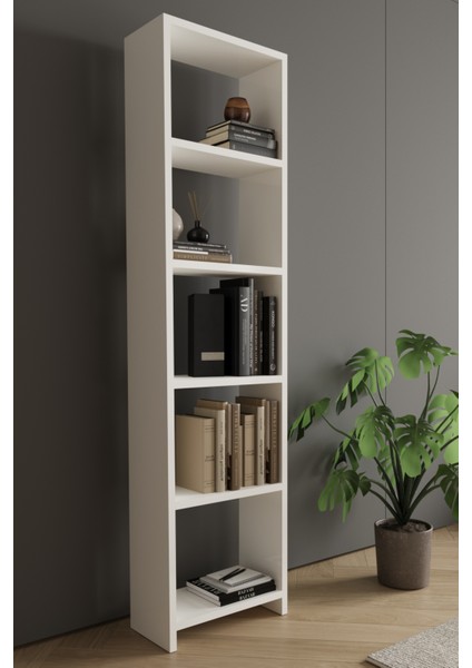 Asya 5 Raflı Geniş Kitaplık fiyatları