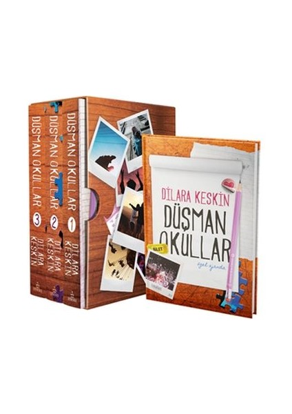 Düşman Okullar Seti - 3 Kitap Takım Ciltsiz