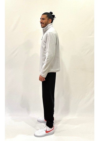 Süperlife Erkek Rahat Kalıp Softech Polar Yarım Fermuarlı Sweatshırt SPR24PW20