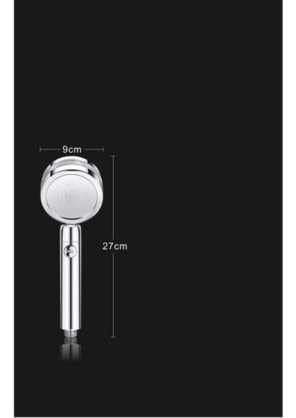 Beyaz Turbo Pervaneli Duş Başlığı Seti, Mafsal ve Hortum ile Hediye Paketli fırsatları