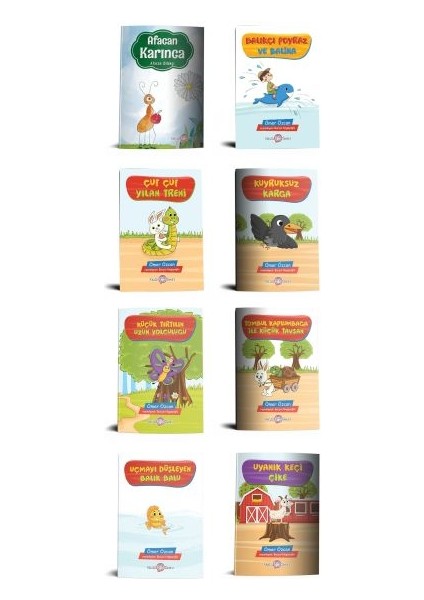 Sevimli Hayvanlar Hikaye Seti (12 Kitap)
