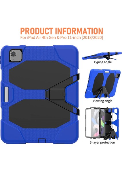 Zengezur Newface Ipad Pro 11 (2020) Kılıf Griffin Tablet Kapak - Mavi fırsatları