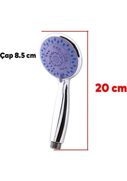 Klasik Tek Fonksiyonlu Metalik Duş Başlığı, Şık ve Kullanışlı Tasarım fiyatları