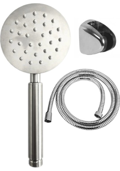 Paslanmaz Duş Seti, Başlık ve Hortum ile Konforlu Duş Deneyimi