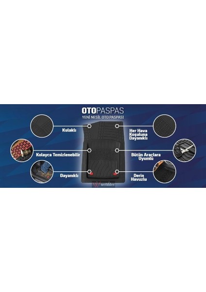 Opel Antara 2006-2007-2008-2009-2010-2011-2012 Yeni Nesil 4d Propilen Havuzlu Paspas