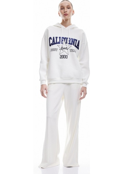 Kadın Sweat 6WAL10165IK Ekru fırsatları