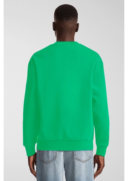 Erkek Bisiklet Yaka Rahat Kalıp 3 Iplik Içi Polarlı Kalın Sweatshirt SPR25SW36 fiyatları