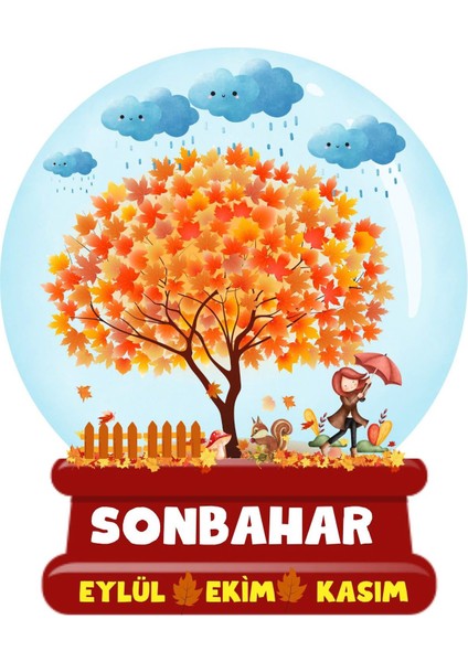 Okul Sınıf Sohbahar 50X70 cm Vinil Brada