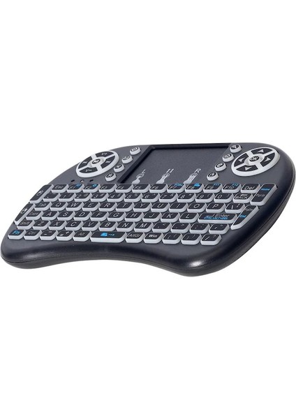 Smart Tv Box Ps3 Uyumlu Kablosuz Dokunmatik Işıklı Şarjlı Touchpadli Mini Q Klavye - Lisinya modelleri
