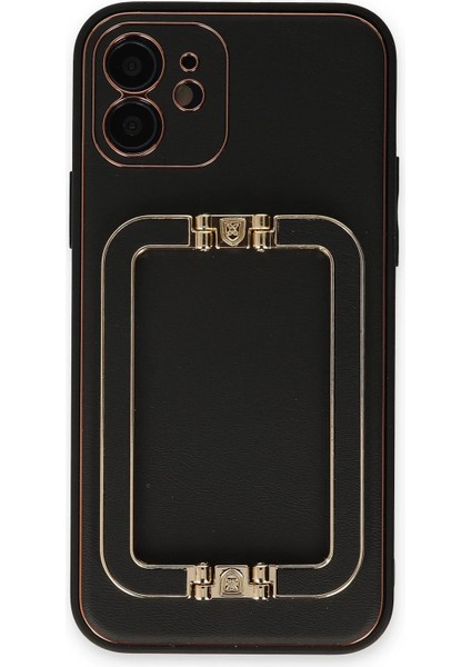 Zengezur Newface Iphone 12 Kılıf Coco Elit Kapak - Siyah