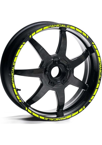 Ducati Panigale Renkli Jant Sticker Etiket Modeli.