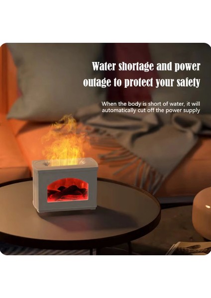 Şömine Hava Nemlendirici Aromatik Oda Kokusu 270 ml Difüzörü Buhar Makinası - Lisinya modelleri