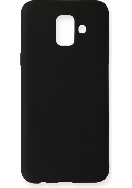 Zengezur Newface Samsung Galaxy A6 2018 Kılıf First Silikon - Siyah
