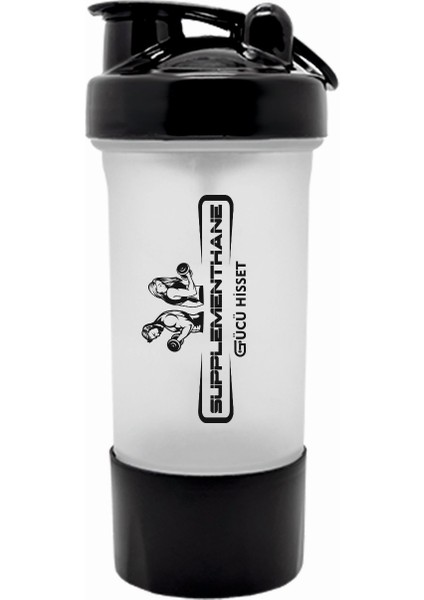 Fitness Smart Shaker 550 ml + Toz Saklama Kablı