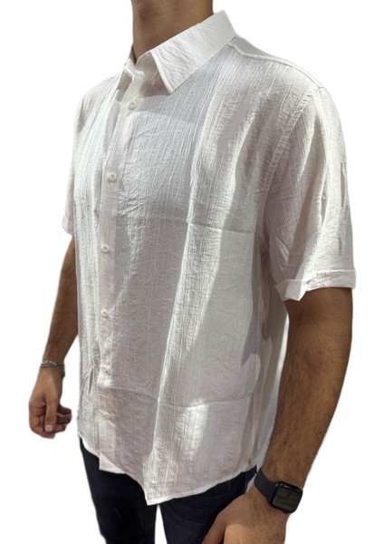 Lastman Ayrobin Spor Gömlek Beyaz