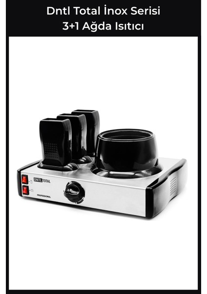 Dntltotal Inox Serisi 3+1 Ağda Makinesi