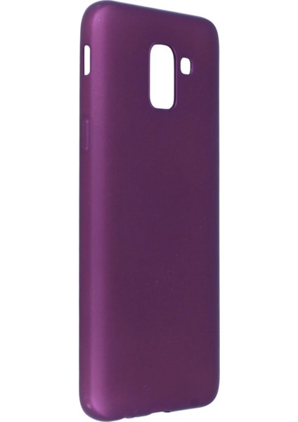 Zengezur Newface Samsung Galaxy J6 Kılıf First Silikon - Mürdüm