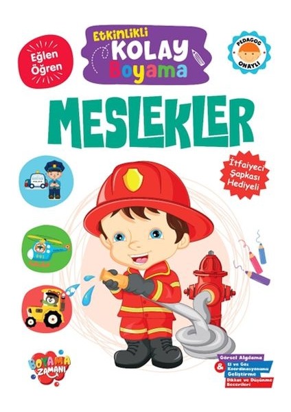 Etkinlikli Kolay Boyama – Meslekler