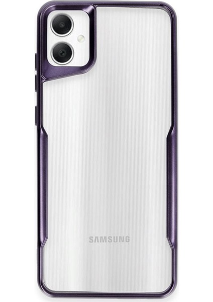 Samsung Galaxy A05 Kılıf Darbe Önleyici Kenar Renkli Silikon Kapak