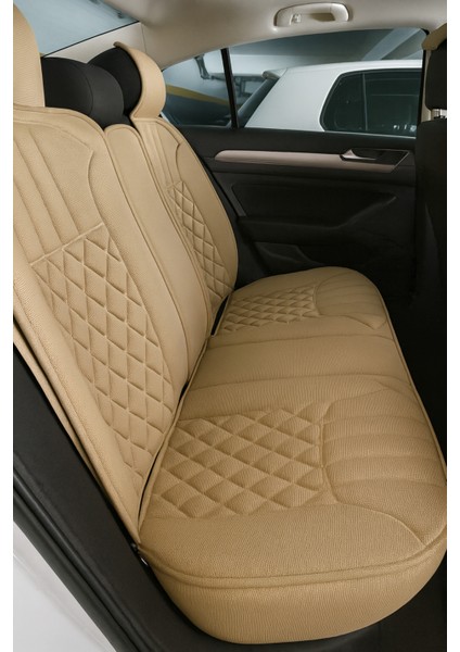Chrysler Pt Cruiser 2000-2010 Trobus Elegance Ortopedik Araç Koltuk Minderi 5'li Set, Hava Yastığı Uyumlu Bej fiyatları