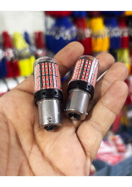 Oto 144LED Ampul 2'li Set, 93M 12V Tek Duy, Fren, Park, Sinyal Ampulleri indirimleri
