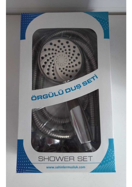 Konforlu ve Şık Duş Başlığı Seti, Dayanıklı Hortum ve Pratik Bağlantı ile