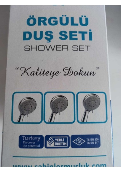 Konforlu ve Şık Duş Başlığı Seti, Dayanıklı Hortum ve Pratik Bağlantı ile fiyatları
