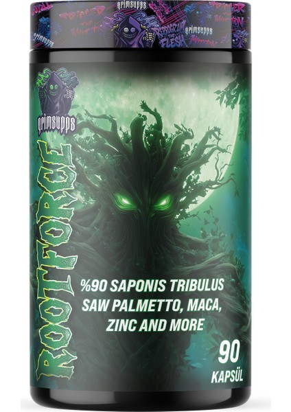 Rootforge - Bitkisel Performans Kompleksi (Tribulus, Maca, Ginseng, Çinko, Vitamin & Mineral)