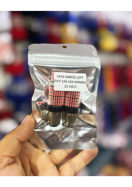 Oto 144LED Ampul 2'li Set, 1016M 12V Çift Duy, Fren, Park, Sinyal Ampulleri fiyatları