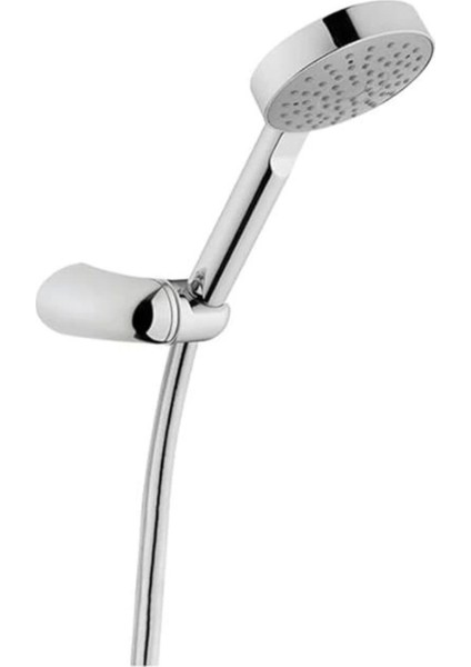 El Duşu Takımı, Krom, Ø100 Mm, Pvc Hortum, Kireç Kırıcı, 150 Cm, Renkli