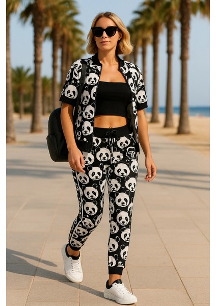 Pamela Panda Desen Eşofman Takım modelleri