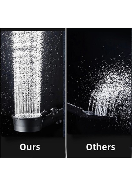 Çok Fonksiyonlu Siyah El Duşu, Turbo Fan Pervaneli, Mükemmel Duş Deneyimi modelleri