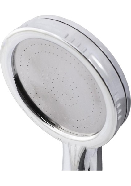 Gri Renkli Yuvarlak Metal Banyo Duş Seti ve Fiskiye, Uzun Hortumlu Tasarım