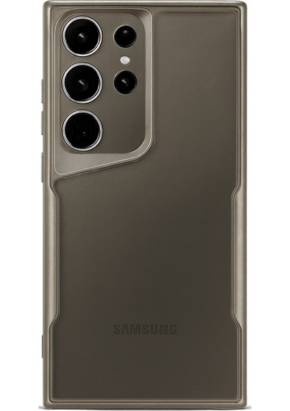 Samsung Galaxy S23 Ultra Kılıf Darbe Önleyici Kenar Renkli Silikon Kapak