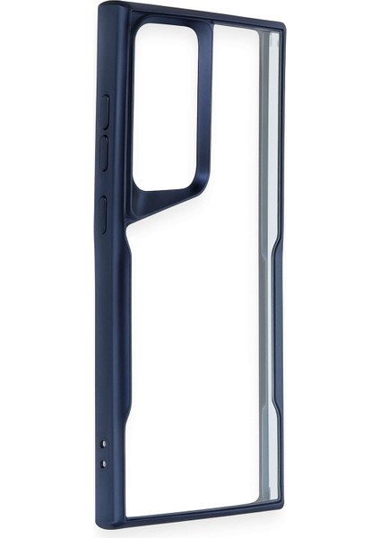 Samsung Galaxy S23 Ultra Kılıf Darbe Önleyici Kenar Renkli Silikon Kapak fiyatları