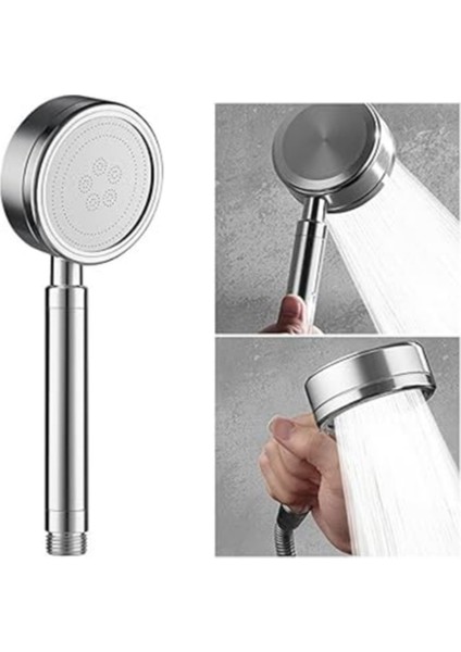 360° Hareketli Metal Duş Başlığı, Güçlü Bağlantı, Dayanıklı ve Şık Tasarım indirimleri