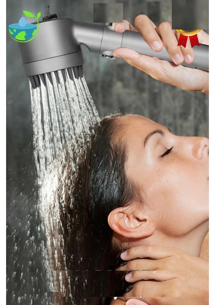 Çok Renkli 3 Fonksiyonlu Masajlı Kireç Filtreli Duş Başlığı fiyatları