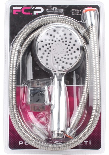 Şık Gri Duş Başlığı, Modern Tasarım ve Yüksek Performans ile Duş Keyfi Sağlar