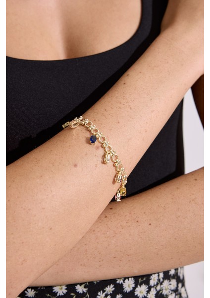 Lusıra Renkli Zirkon Taşlı Bileklik Standart fiyatları