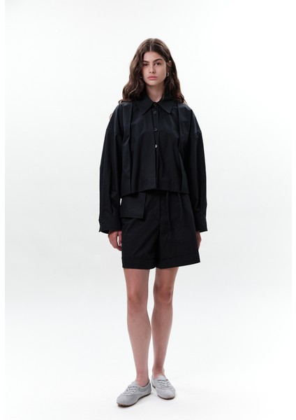 Cep Kemerli Şort Lacivert fiyatları