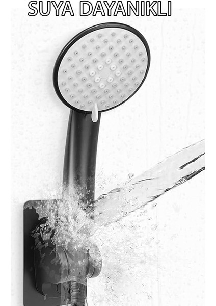 Oynar Başlık Tutucu, Vakumlu, Banyo, Siyah indirimleri